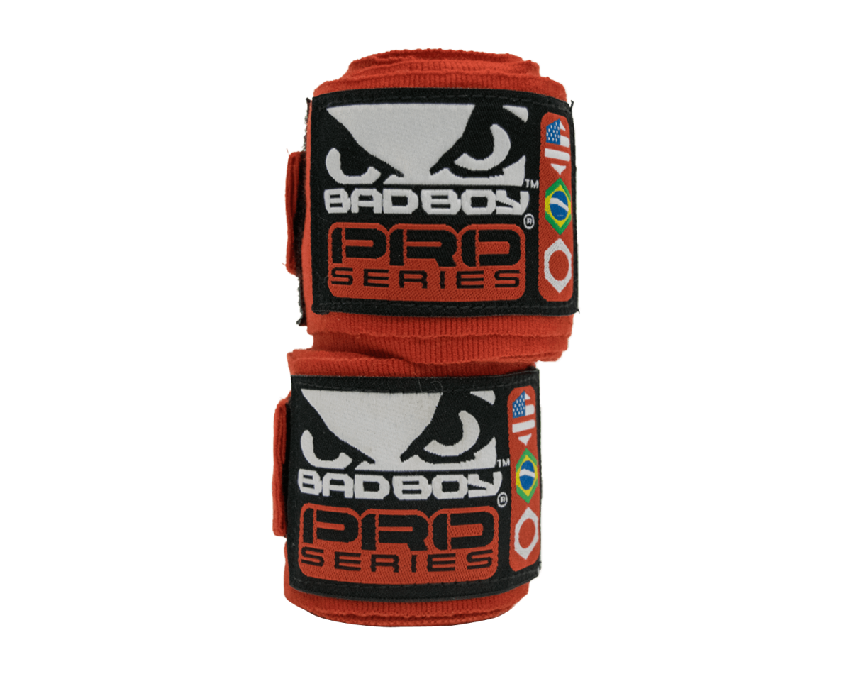 Bad Boy Hand Wraps 3.5m Stretch Red