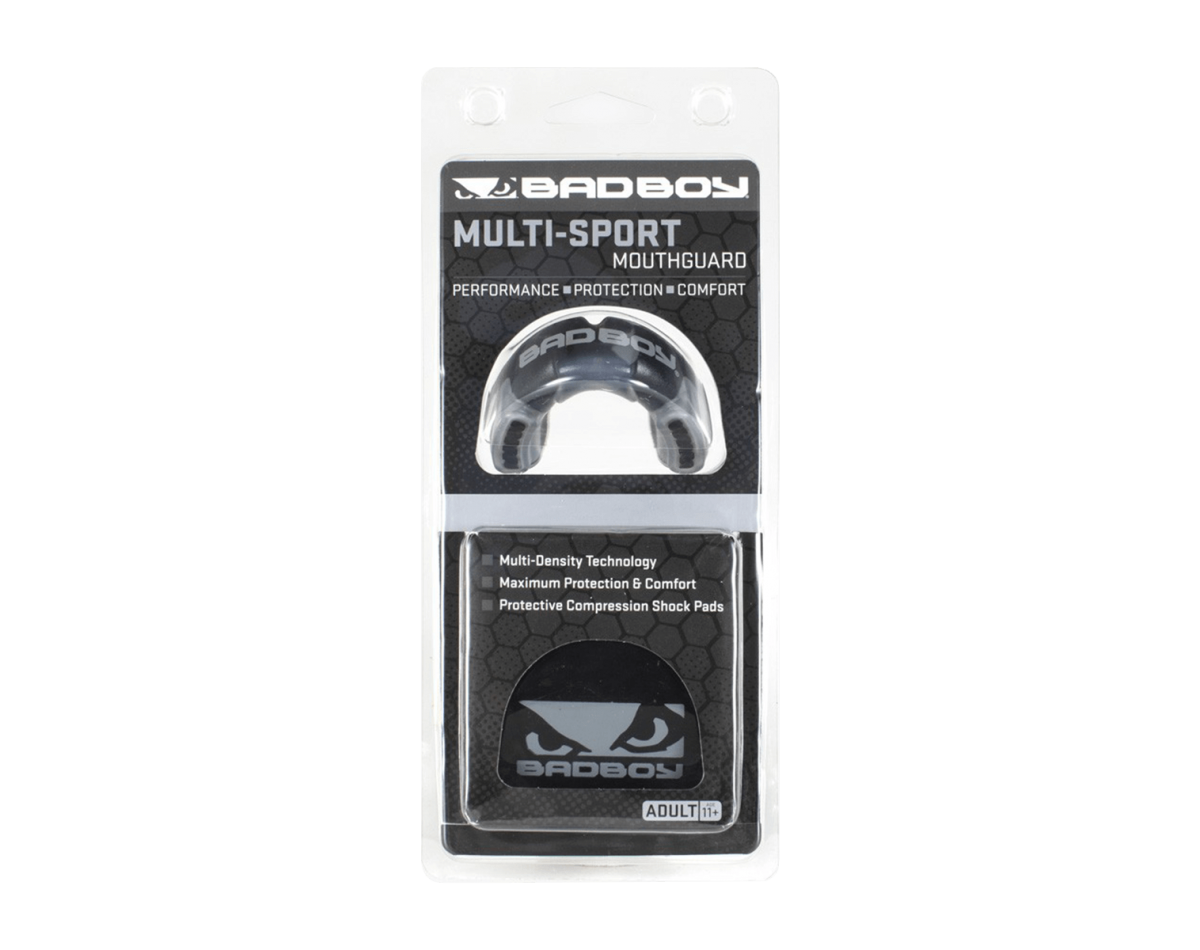 Bad Boy Multi-Sport Mouth Guard Black - Grey Bad Boy Multi-Sport Mouth Guard Black - Grey