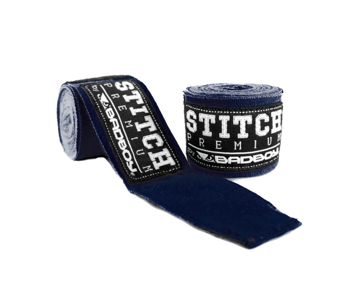 Bad Boy Stitch Premium Hand Wraps V2 5m Navy