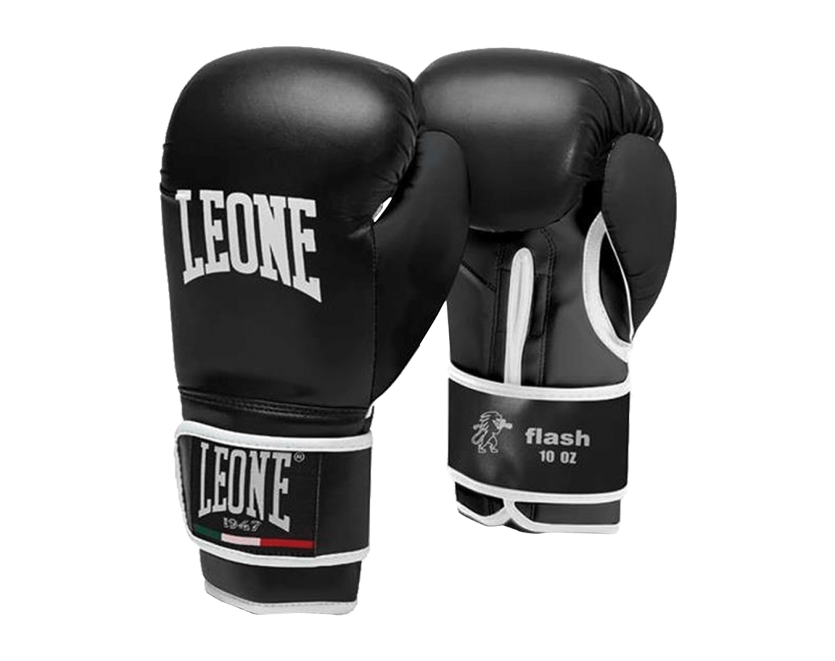 Leone Flash Boxing Gloves - Total Black