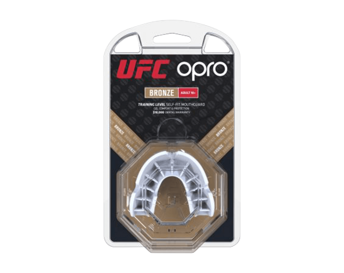 Opro UFC Bronze Προστατευτικό Μασελάκι Adult White