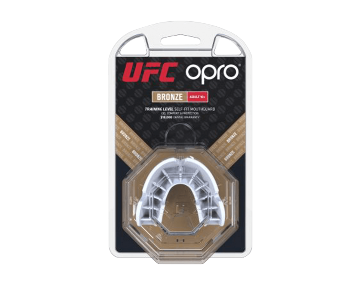 Opro UFC Bronze Mouthguard Adult White