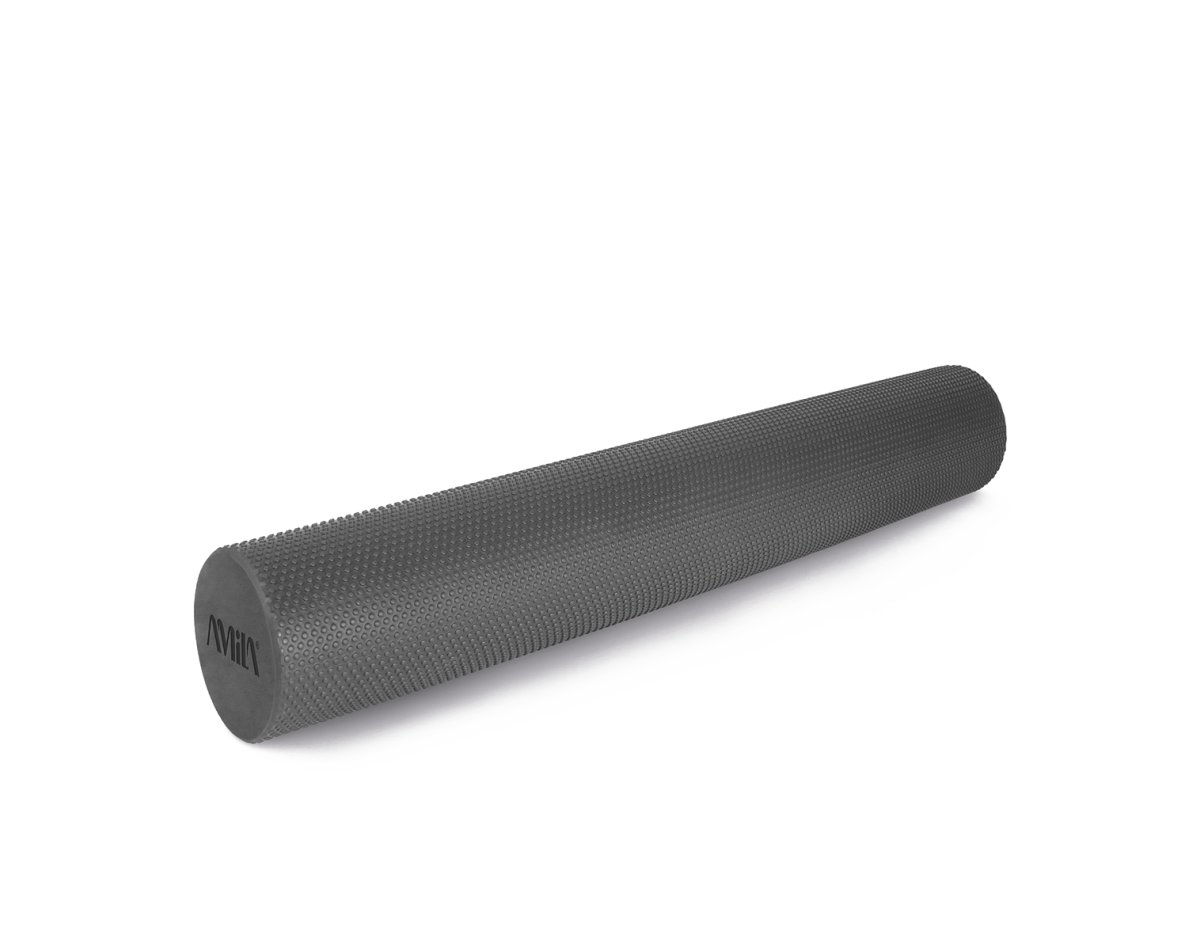 Amila Foam Roller Pro Φ15x90cm Μαύρο