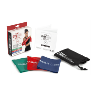 Amila GymBand Σετ 3x Λάστιχα Αντίστασης (Light, Medium, Heavy) με Πουγκί Μεταφοράς