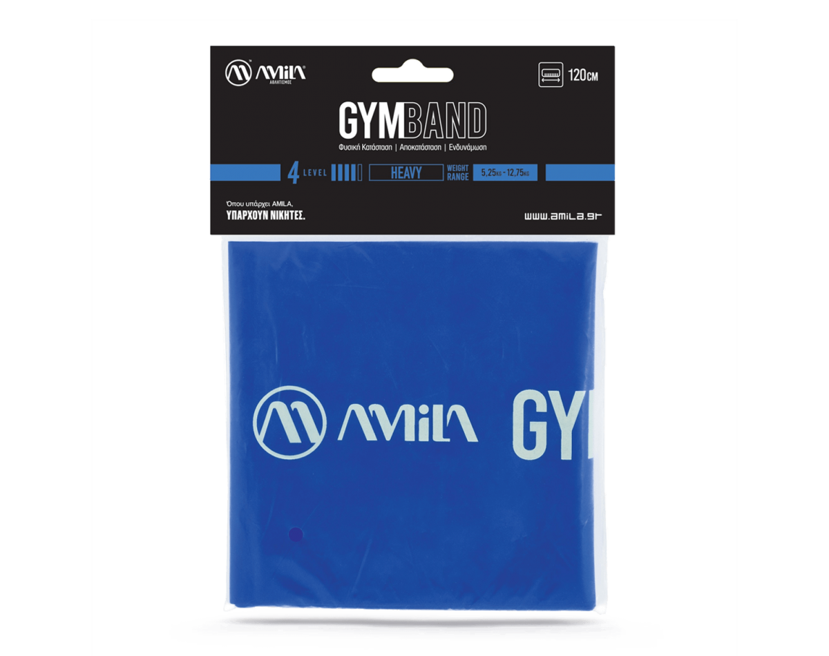 Amila Λάστιχο Αντίστασης GymBand 1.2m Heavy Amila Λάστιχο Αντίστασης GymBand 1.2m Heavy