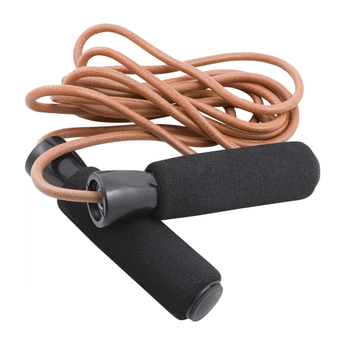 Amila Σχοινάκι Δερμάτινο με Βαρίδια και Ρουλεμάν