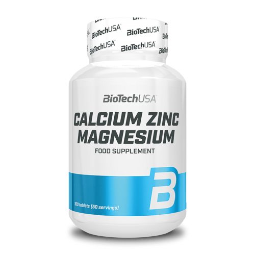 Biotech USA Calcium Zinc Magnesium 100 Tablets Biotech USA Calcium Zinc Magnesium 100 Tablets
