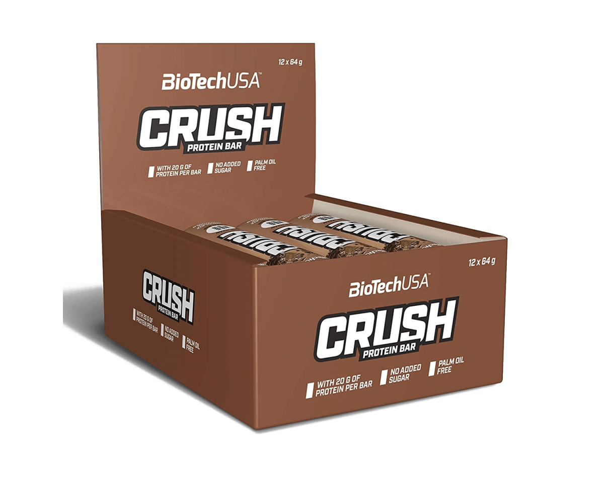 Biotech USA Crush Bar Chocolate Brownie 12 x 64gr Biotech USA Crush Bar Chocolate Brownie 12 x 64gr