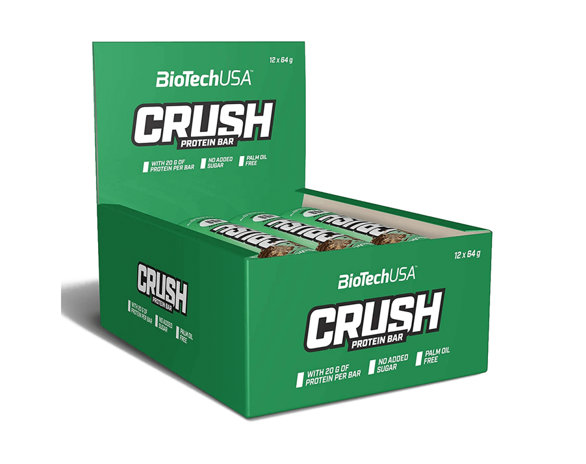 Biotech USA Crush Bar Chocolate Nuts 12 x 64gr Biotech USA Crush Bar Chocolate Nuts 12 x 64gr