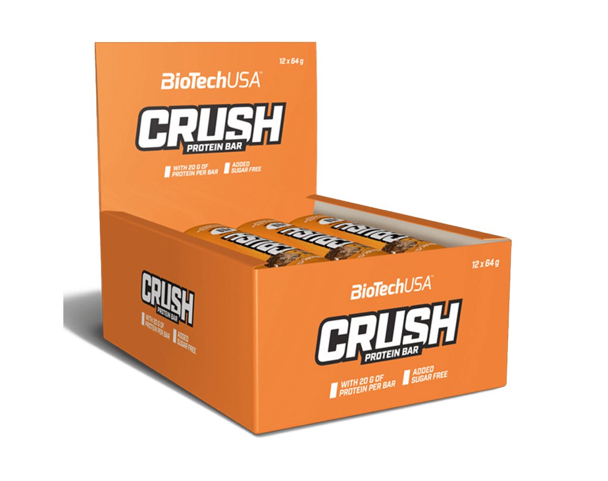 Biotech USA Crush Bar Chocolate Peanut Butter 12 x 64gr Biotech USA Crush Bar Chocolate Peanut Butter 12 x 64gr