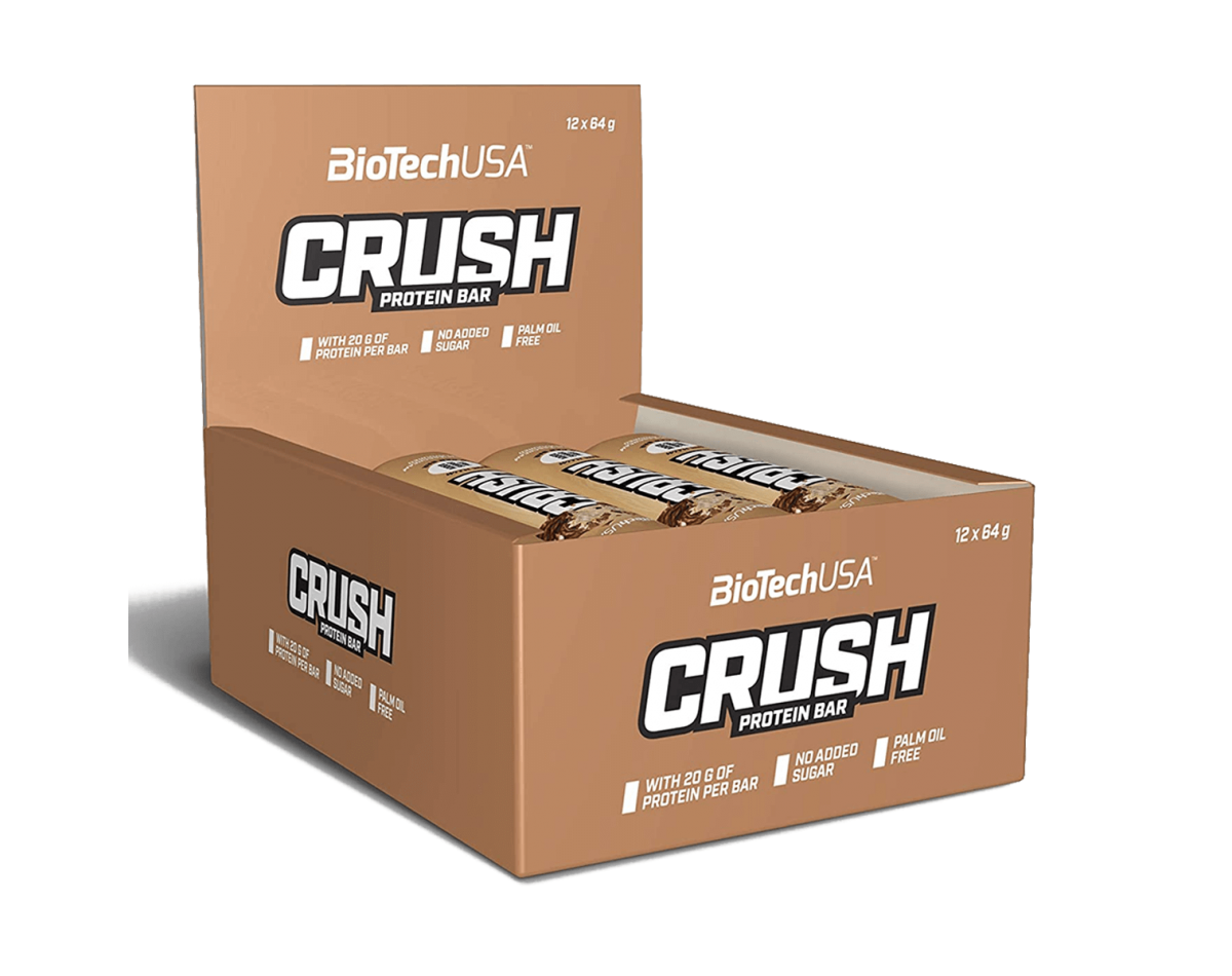 Biotech USA Crush Bar Cookies & Cream 12 x 64gr Biotech USA Crush Bar Cookies & Cream 12 x 64gr
