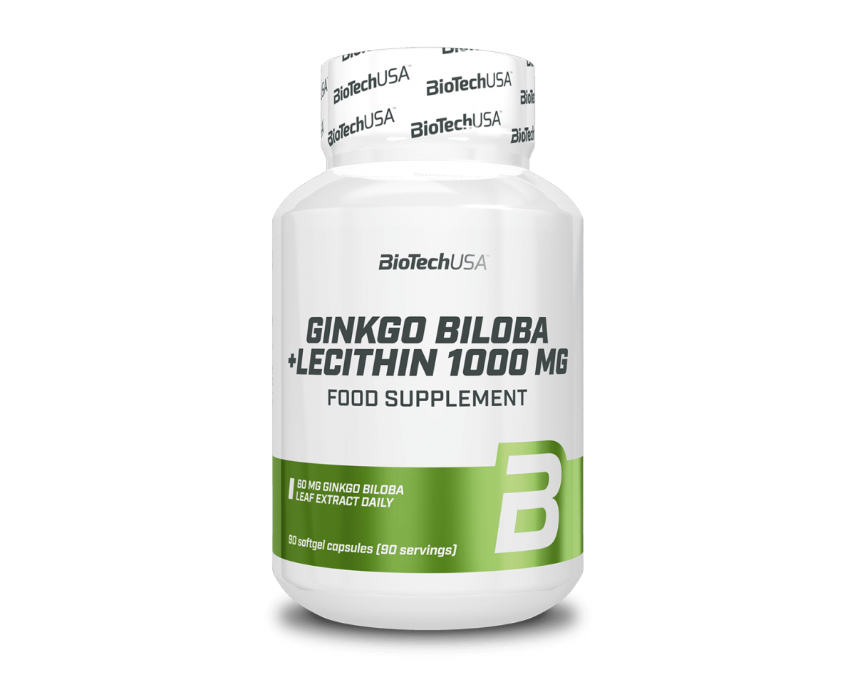 Biotech USA Ginkgo Biloba + Lecithin 90 Softgel Biotech USA Ginkgo Biloba + Lecithin 90 Softgel