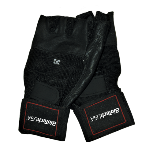 Biotech USA Houston Gloves Long Strap Black Biotech USA Houston Gloves Long Strap Black