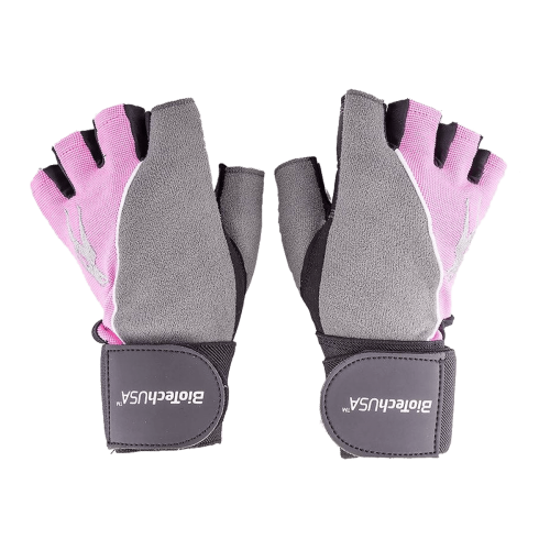 Biotech USA Lady 2 Leather Gloves Grey-Pink Biotech USA Lady 2 Leather Gloves Grey-Pink