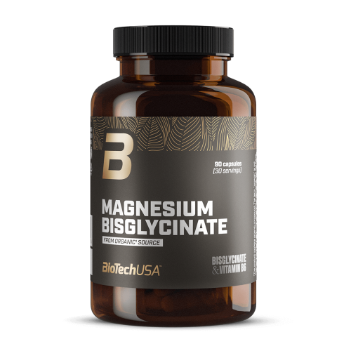 Biotech USA Magnesium Bisglycinate from Organic Sources 90 Caps. Biotech USA Magnesium Bisglycinate from Organic Sources 90 Caps.