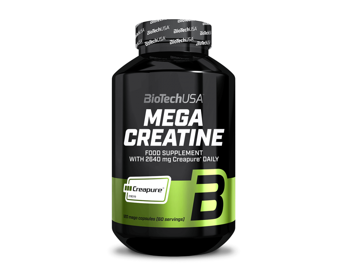 Biotech USA Mega Creatine 120 Mega Caps Creapure® Biotech USA Mega Creatine 120 Mega Caps Creapure®