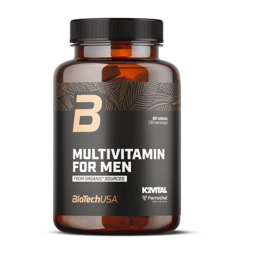 Biotech USA Multivitamin for Men 60 Tablets from Organic Sources Biotech USA Multivitamin for Men 60 Tablets from Organic Sources
