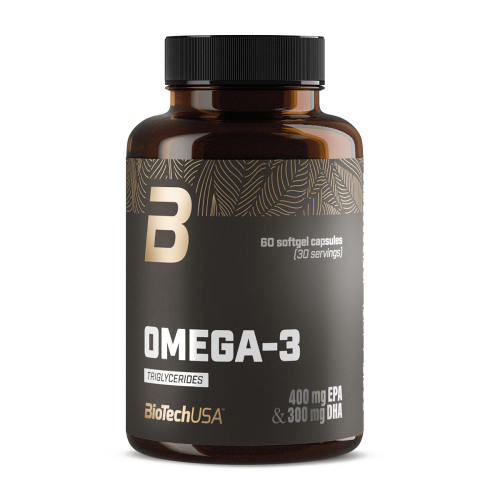 Biotech USA Omega 3 Triglycerides 60 Softgel Capsules from Organic Sources