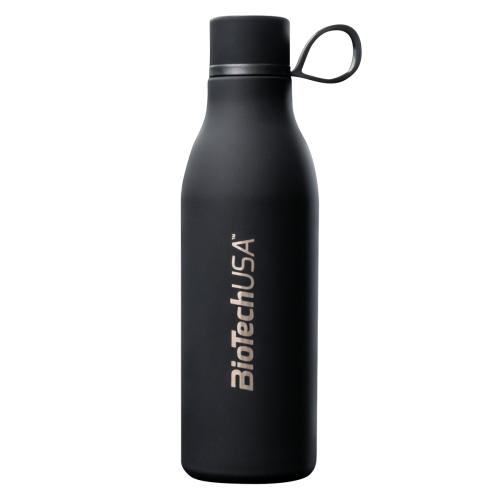 Biotech USA Stainless Steel Bottle Black 500ml Biotech USA Stainless Steel Bottle Black 500ml