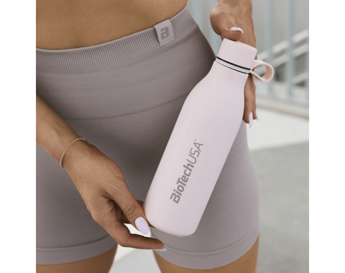 Biotech USA Stainless Steel Bottle Pink 500ml
