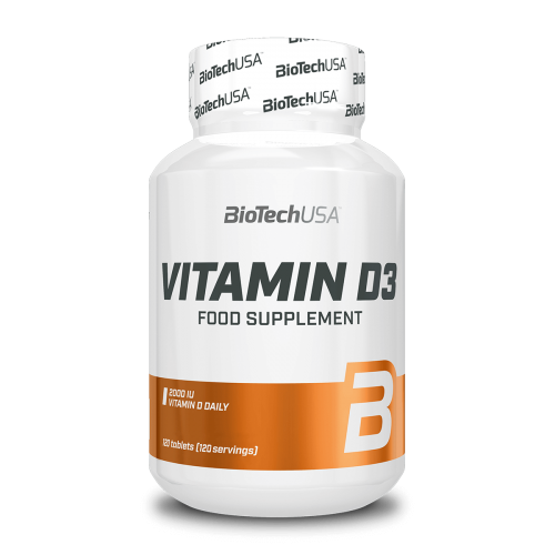 Biotech USA Vitamin D3 120 Tabs Biotech USA Vitamin D3 120 Tabs