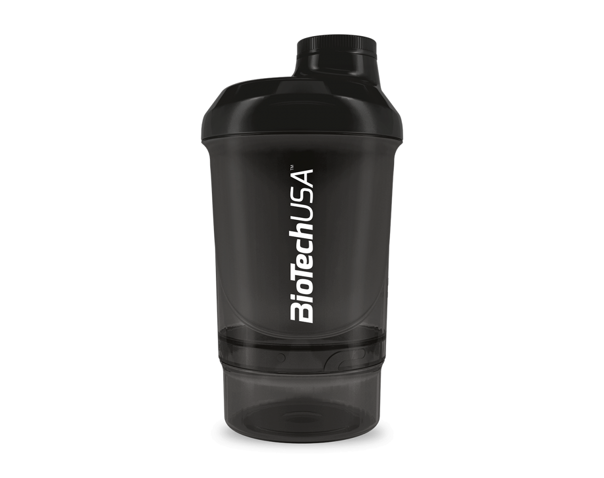 Biotech USA Wave+ Nano Shaker 300ml + 150ml Smoky Black