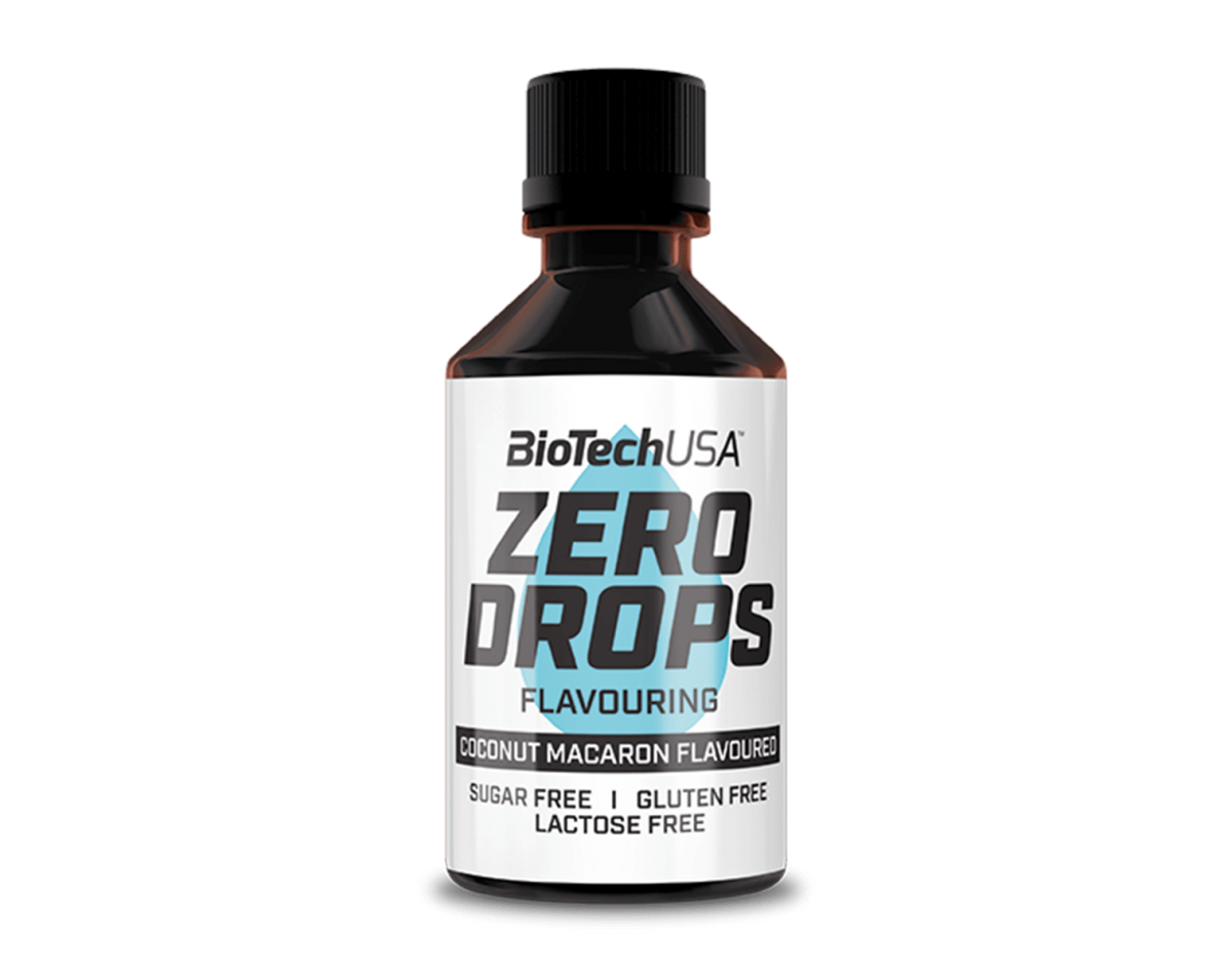 Biotech USA Zero Drops Coconut Macaroon 50ml