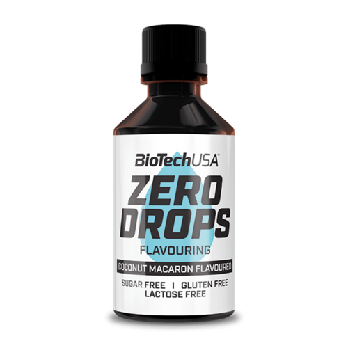 Biotech USA Zero Drops Coconut Macaroon 50ml