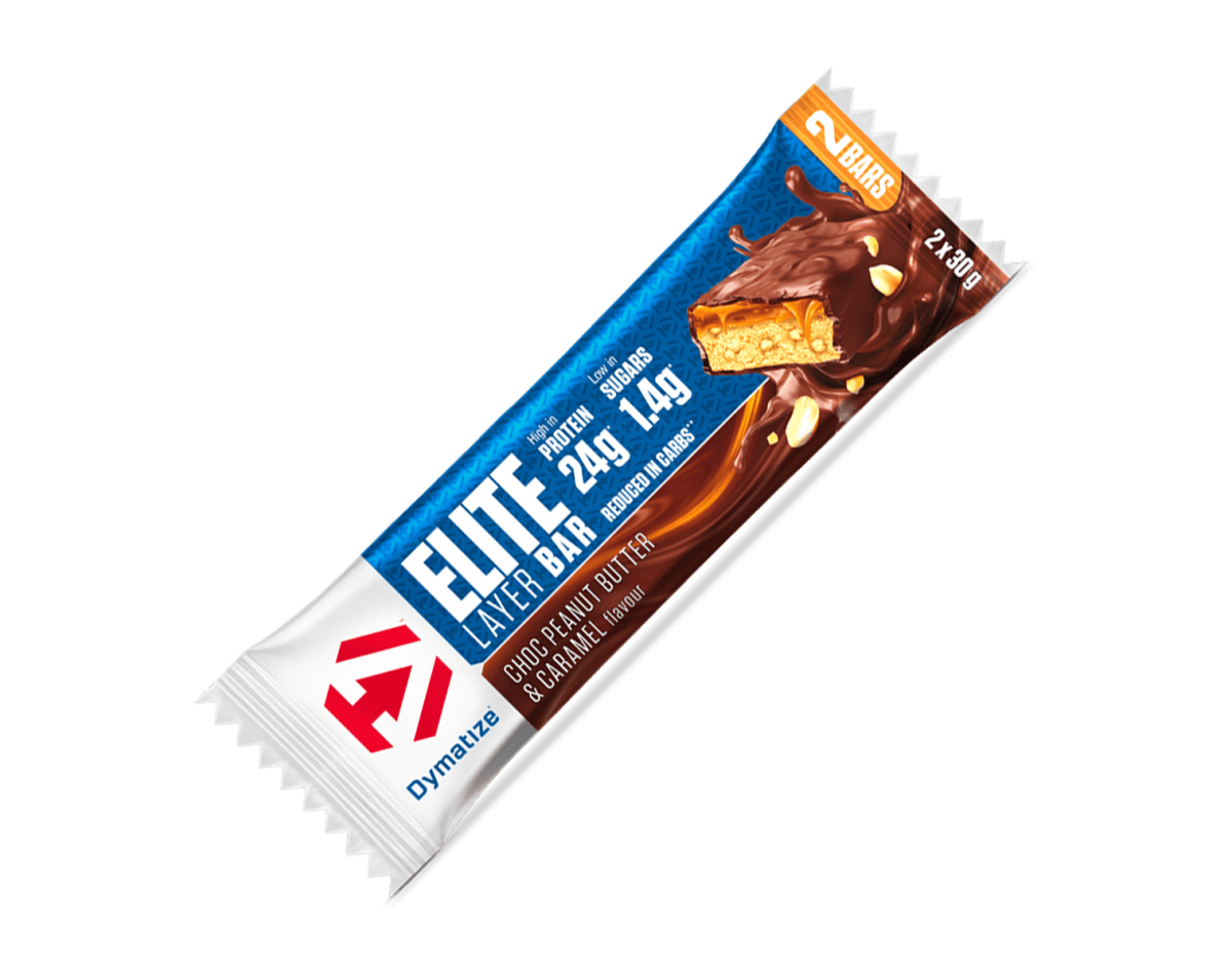 Dymatize Elite Layer Bar Chocolate Peanut Butter & Caramel 60gr Dymatize Elite Layer Bar Chocolate Peanut Butter & Caramel 60gr