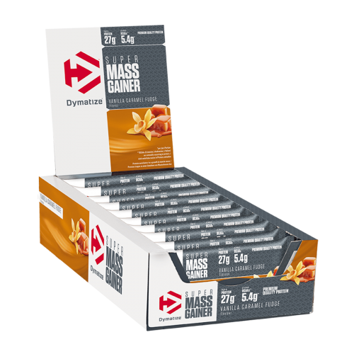 Dymatize Super Mass Gainer Bar Vanilla Caramel Fudge 10x90gr Dymatize Super Mass Gainer Bar Vanilla Caramel Fudge 10x90gr