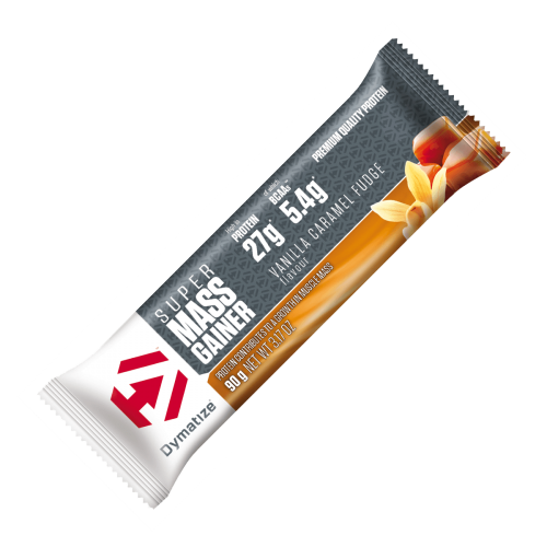 Dymatize Super Mass Gainer Bar Vanilla Caramel Fudge 90gr Dymatize Super Mass Gainer Bar Vanilla Caramel Fudge 90gr