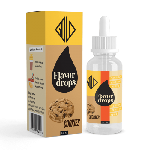 GoldTouch Nutrition Flavour Drops 50ml Cookies GoldTouch Nutrition Flavour Drops 50ml Cookies