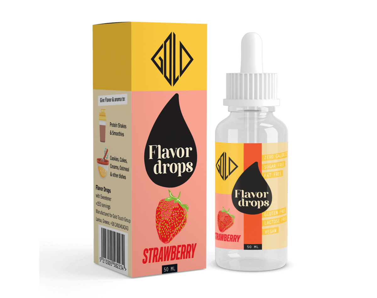 GoldTouch Nutrition Flavour Drops 50ml Strawberry GoldTouch Nutrition Flavour Drops 50ml Strawberry