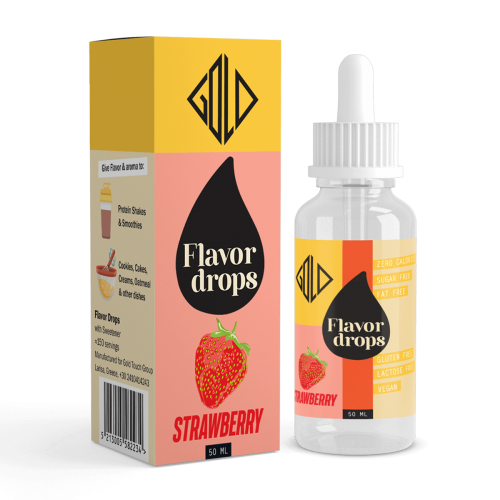 GoldTouch Nutrition Flavour Drops 50ml Strawberry GoldTouch Nutrition Flavour Drops 50ml Strawberry