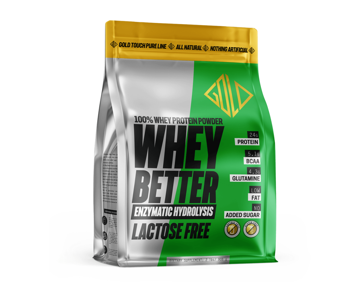 GoldTouch Nutrition Pure Line Whey Better HydroProtein 80% 908g Lactose Free