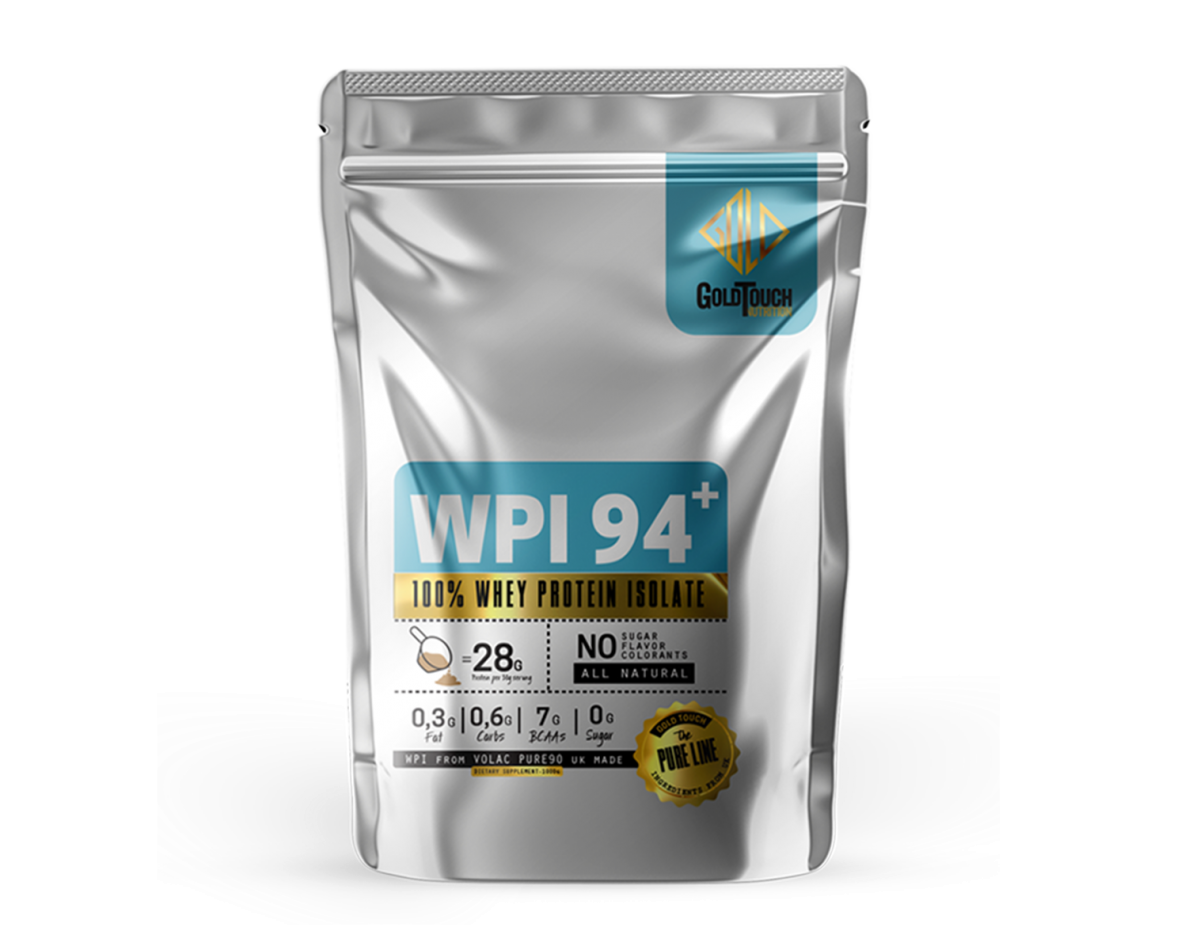 GoldTouch Nutrition WPI 94+ 100% Whey Protein Isolate 750gr Natural Flavour