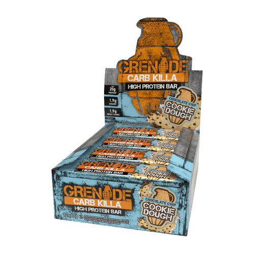 Grenade Carb Killa® 12 x 60gr Chocolate Chip Cookie Dough Grenade Carb Killa® 12 x 60gr Chocolate Chip Cookie Dough
