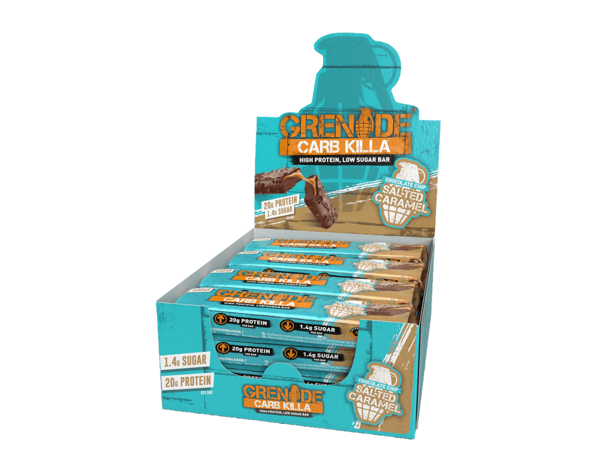 Grenade Carb Killa® 12 x 60gr Chocolate Chip Salted Caramel