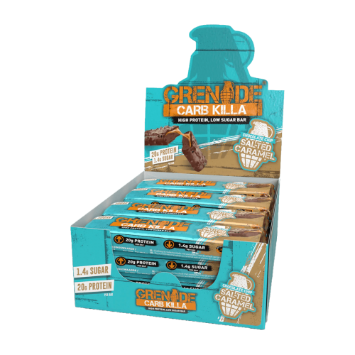 Grenade Carb Killa® 12 x 60gr Chocolate Chip Salted Caramel Grenade Carb Killa® 12 x 60gr Chocolate Chip Salted Caramel