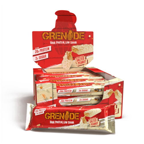 Grenade Carb Killa® 12 x 60gr White Chocolate Salted Peanut Grenade Carb Killa® 12 x 60gr White Chocolate Salted Peanut