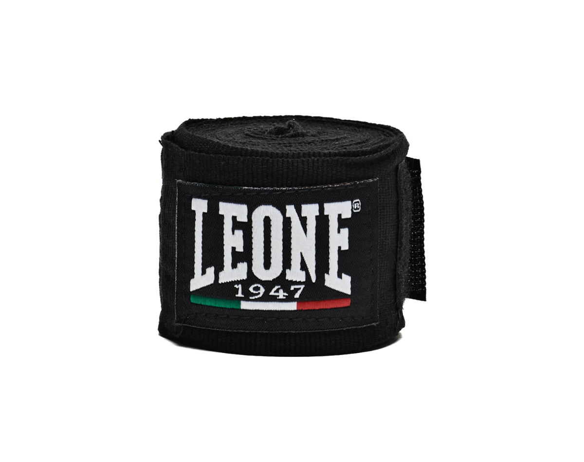 Leone Black Hand Wraps 3.5m