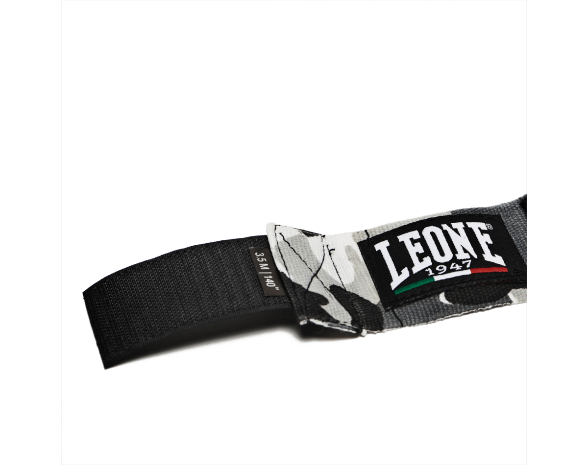 Leone Grey Camo Hand Wraps 3.5m