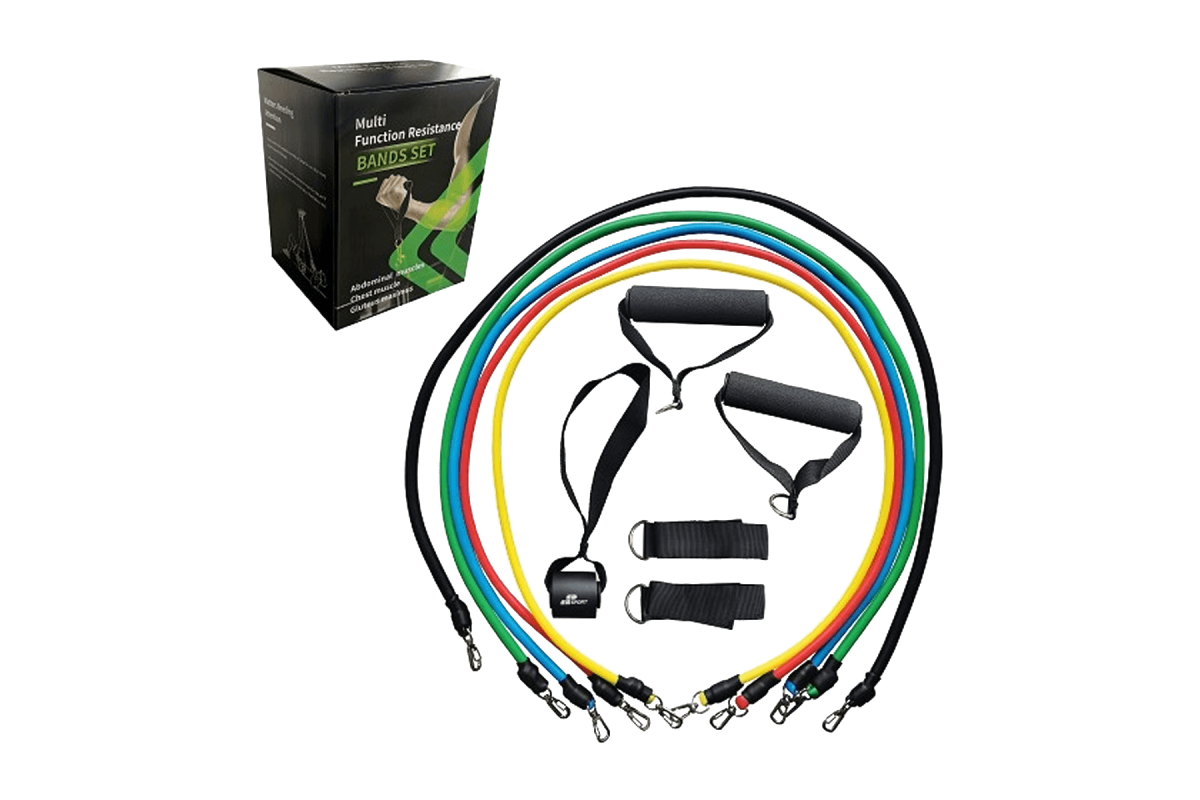 Multifunction resistance shop band set