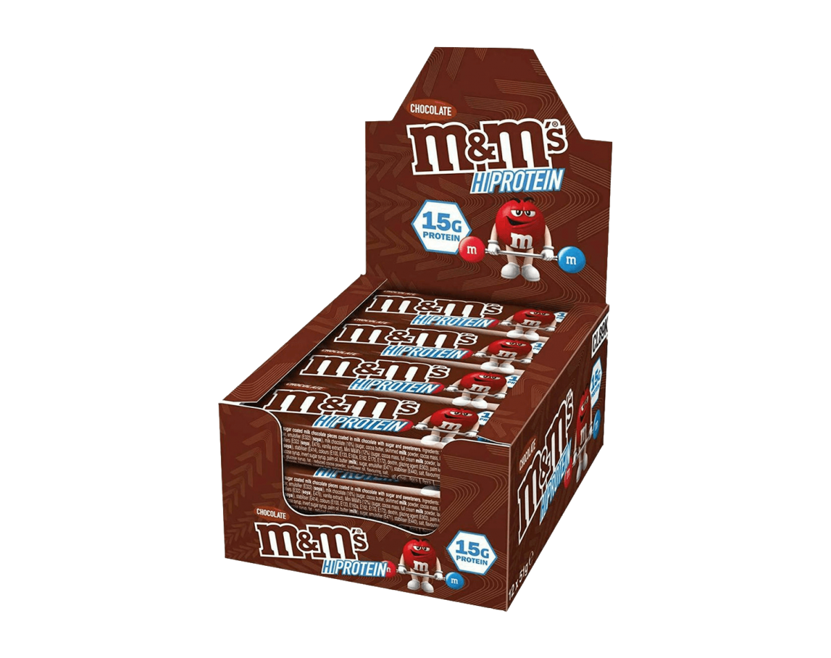 M&M's HiProtein Chocolate 12x51gr M&M's HiProtein Chocolate 12x51gr