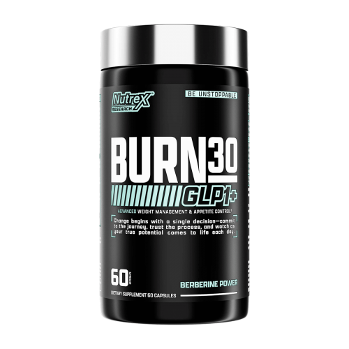 Nutrex Burn30 GLP1+ Caffeine Free 60 Caps. Nutrex Burn30 GLP1+ Caffeine Free 60 Caps.