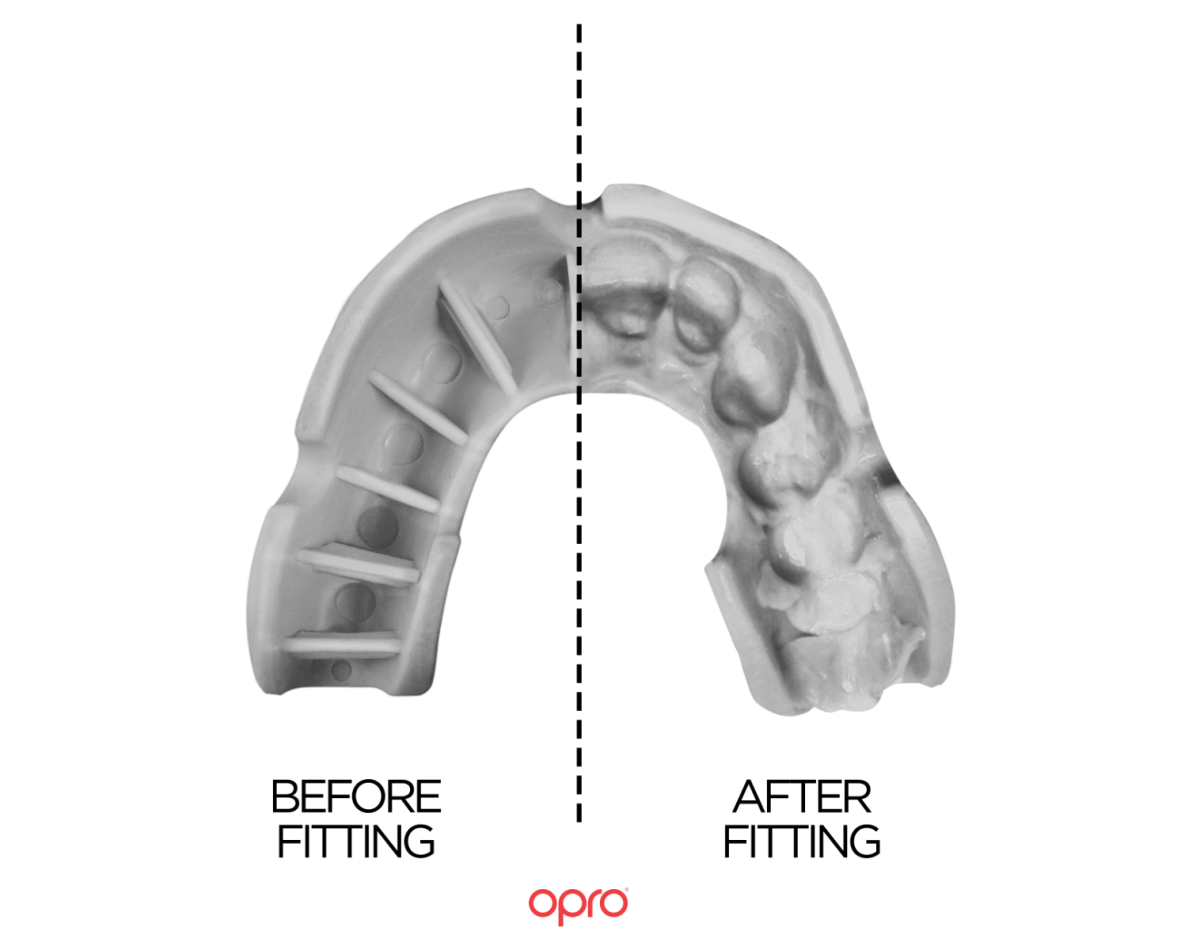 Opro Bronze Level Mouthguard White Opro Bronze Level Mouthguard White