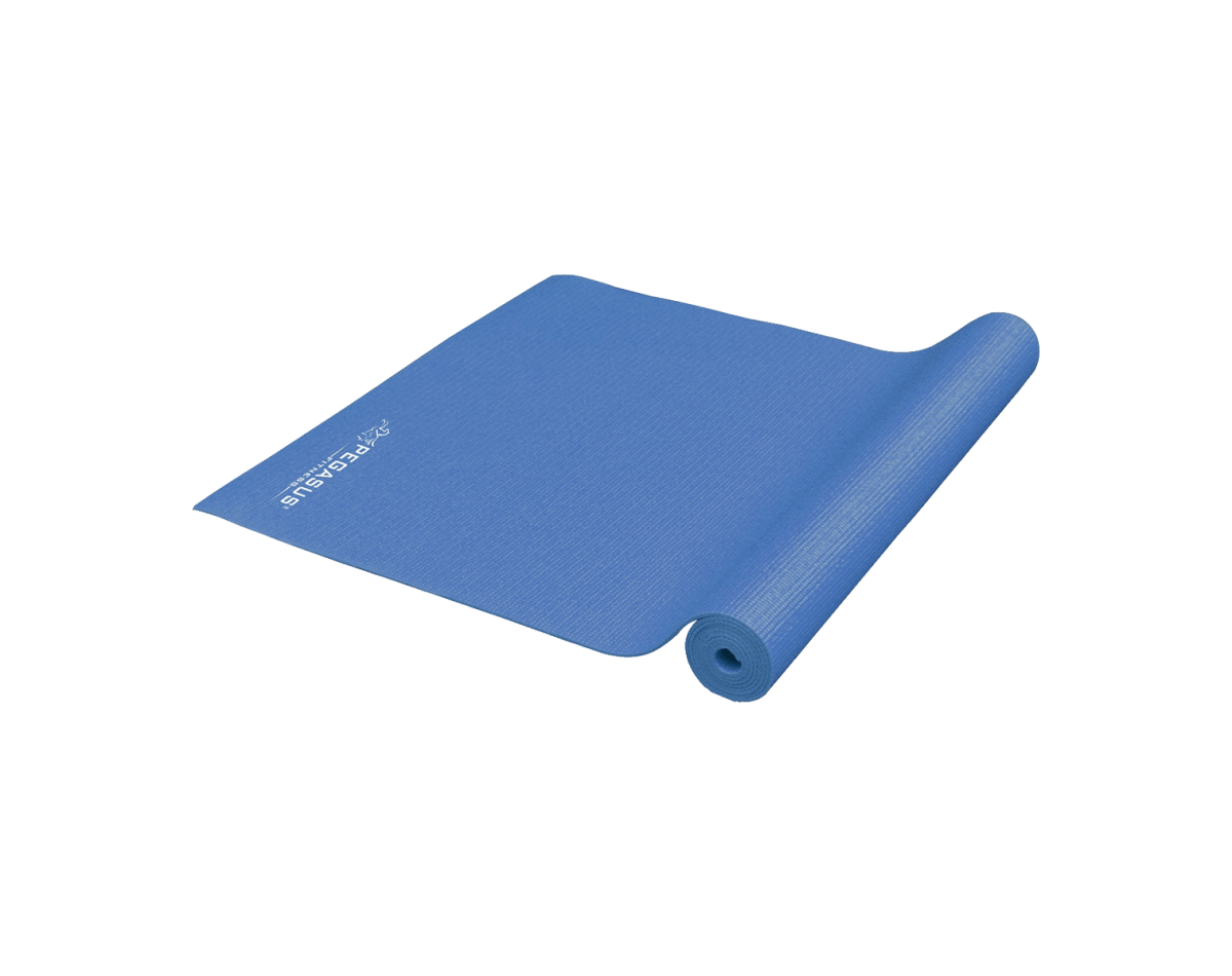Pegasus Στρώμα Yoga Mat PVC 173 x 61cm x 4mm, 960gr Μπλε