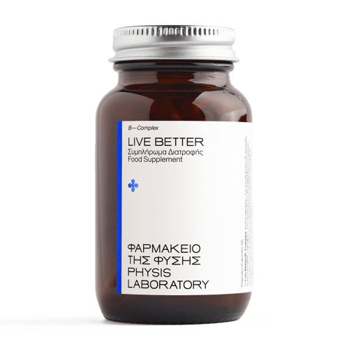 Φαρμακείο της Φύσης Live Better B Complex 60 Caps. Φαρμακείο της Φύσης Live Better B Complex 60 Caps.