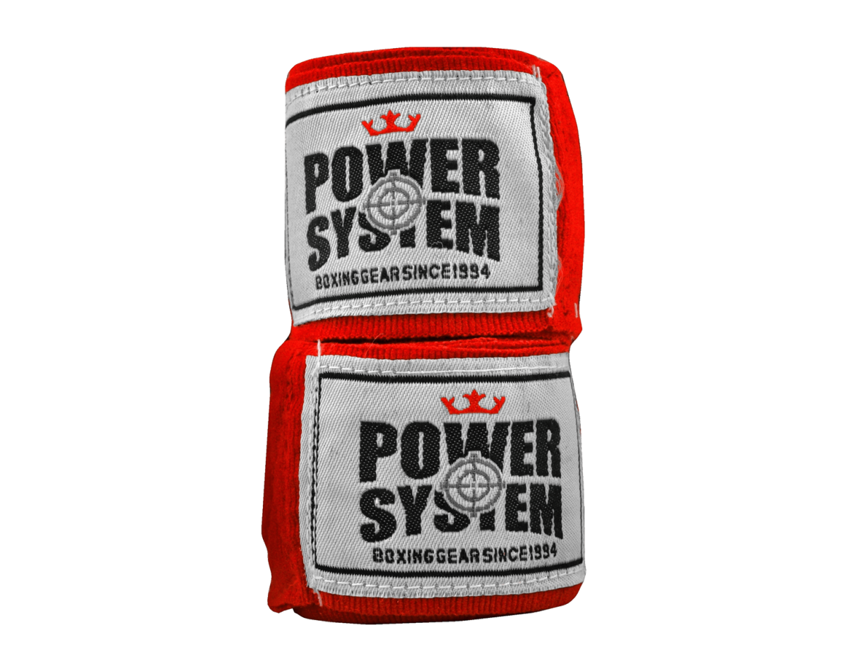 Power System Μπαντάζ Boxing Wraps 4m Red