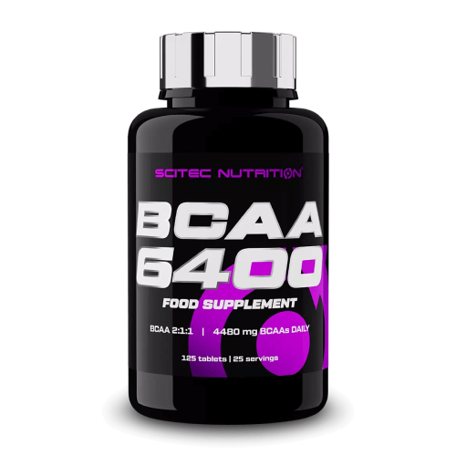 Scitec Nutrition BCAA 6400 125 Tabl. Scitec Nutrition BCAA 6400 125 Tabl.